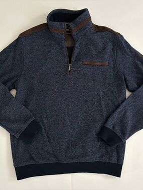 Bugatti Premium Finish Quarter Zip - Size XL - Mens